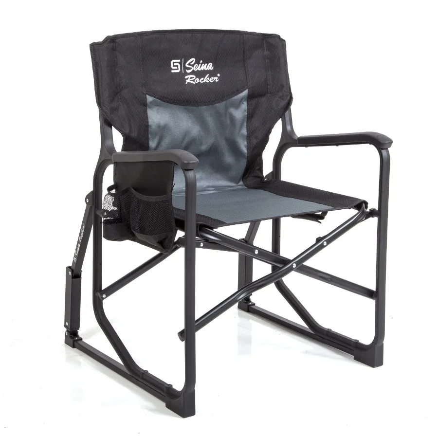Foldable Outdoor Rocking Chair for Adults with Hard Armrests, Cup Holder Side Pocket, Collapsible Design, 300 lbs Capacity, Gra
Foldable Outdoor Rocking Chair for Adults with Hard Armrests, Cup Holder Side Pocket, Collapsible Design, 300 lbs Capacity, Gra