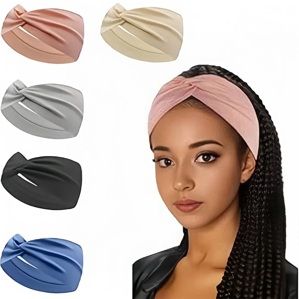 Wide headband for exercise, yoga, fitness, and running; elastic headband for women; headscarf headband for girls
Wide headband for exercise, yoga, fitness, and running; elastic headband for women; headscarf headband for girls