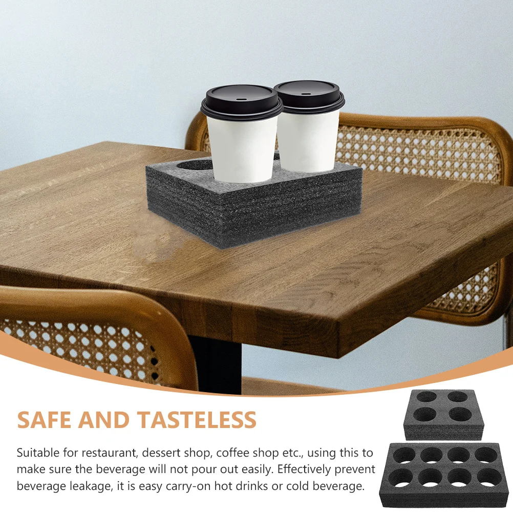 2 Pcs Pearl Cotton Cup Holder Car Tray Takeout Multi hole Cup Fixing Safe Practical Food Suitable Restaurant Dessert Shop
2 Pcs Pearl Cotton Cup Holder Car Tray Takeout Multi hole Cup Fixing Safe Practical Food Suitable Restaurant Dessert Shop