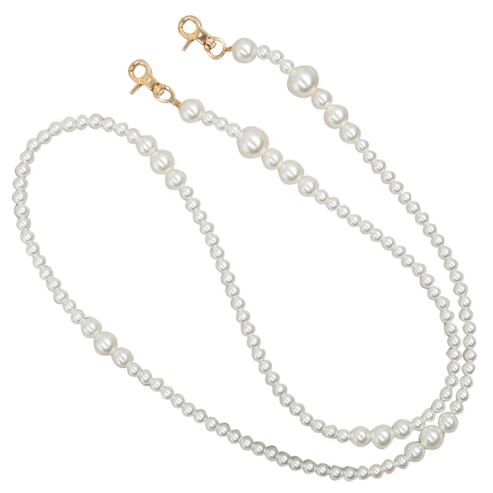 Bag 120cm Faux Pearl Crossbody Strap Handbag Pearl Handbag Strap Shoulder Chain DIY Phone Purse Bag Belt Replacement
Bag 120cm Faux Pearl Crossbody Strap Handbag Pearl Handbag Strap Shoulder Chain DIY Phone Purse Bag Belt Replacement