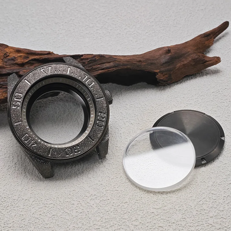 44MM Watch Case King Samurai Gun Color Gritted Nail Sand Finish Fits NH34 NH35 NH36 4R35 7S26 Automatic Movements NH35 Case Mod
44MM Watch Case King Samurai Gun Color Gritted Nail Sand Finish Fits NH34 NH35 NH36 4R35 7S26 Automatic Movements NH35 Case Mod