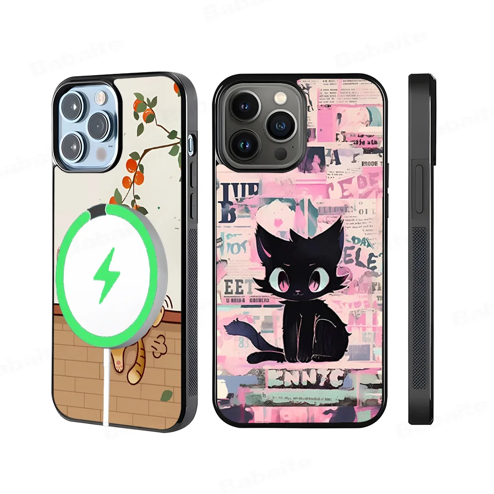 Various Style Cat Phone Case Magnetic Case For iPhone 16 14 13 12 11 15 Pro Max Plus For Magsafe Wireless Charge Cover
Various Style Cat Phone Case Magnetic Case For iPhone 16 14 13 12 11 15 Pro Max Plus For Magsafe Wireless Charge Cover