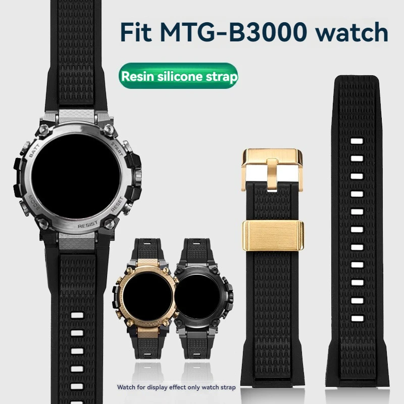 Rubber Strap for Casio G-SHOCK MTG-B3000 Series Modified Resin Wrist Band Men Waterproof Mountaineering Watch Accessories
Rubber Strap for Casio G-SHOCK MTG-B3000 Series Modified Resin Wrist Band Men Waterproof Mountaineering Watch Accessories