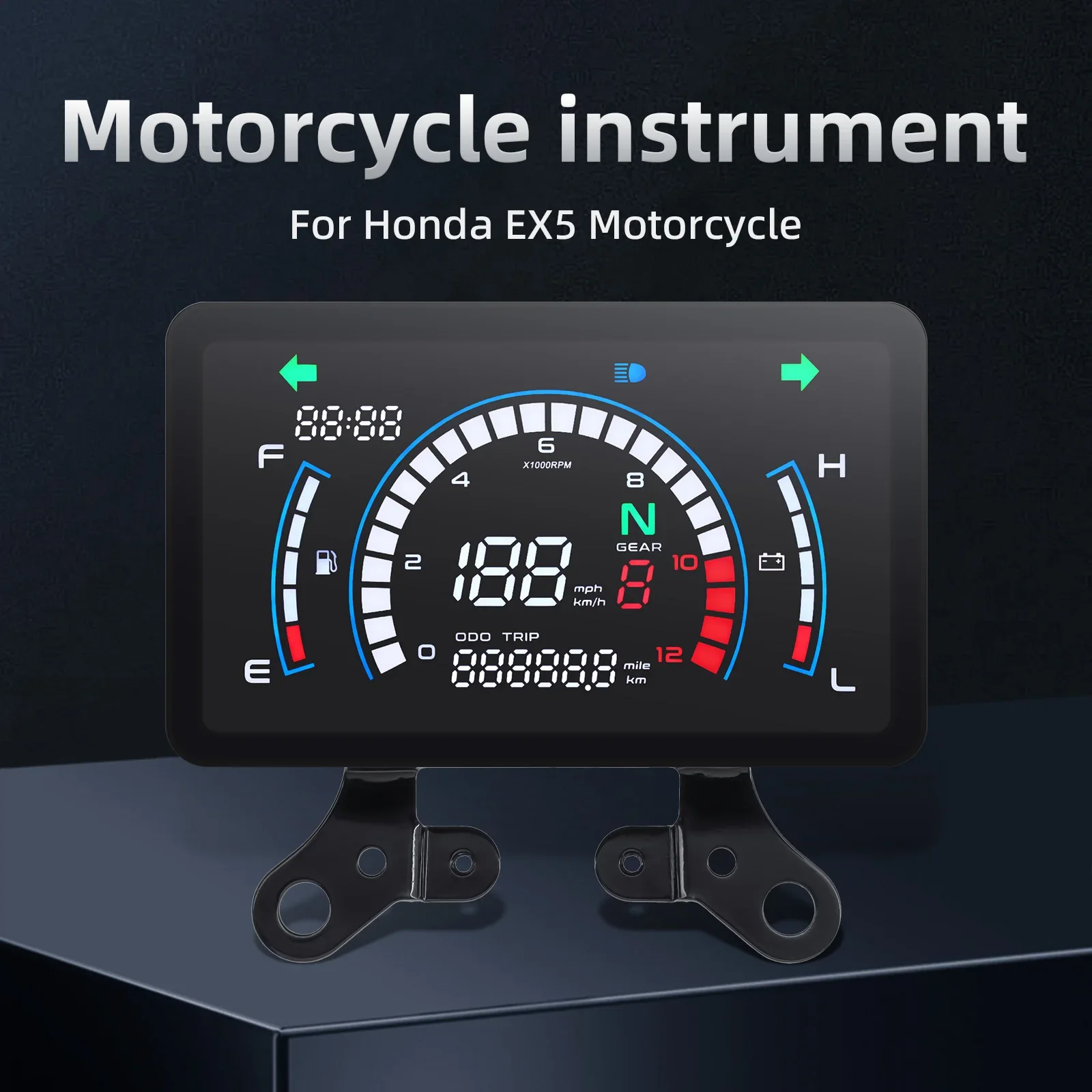 Universal Motorcycle Speedometer Digital Panel for HONDA DREAM EX5 Moto Meter Speed Tachometer Gauges Full Screen Instrument
Universal Motorcycle Speedometer Digital Panel for HONDA DREAM EX5 Moto Meter Speed Tachometer Gauges Full Screen Instrument