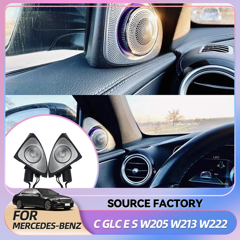 Внутренние наклейки для Mercedes-Benz C GLC E S W205 W213 W222 X253, 64 цвета, окружающий свет, 3D твитер, динамик
Внутренние наклейки для Mercedes-Benz C GLC E S W205 W213 W222 X253, 64 цвета, окружающий свет, 3D твитер, динамик