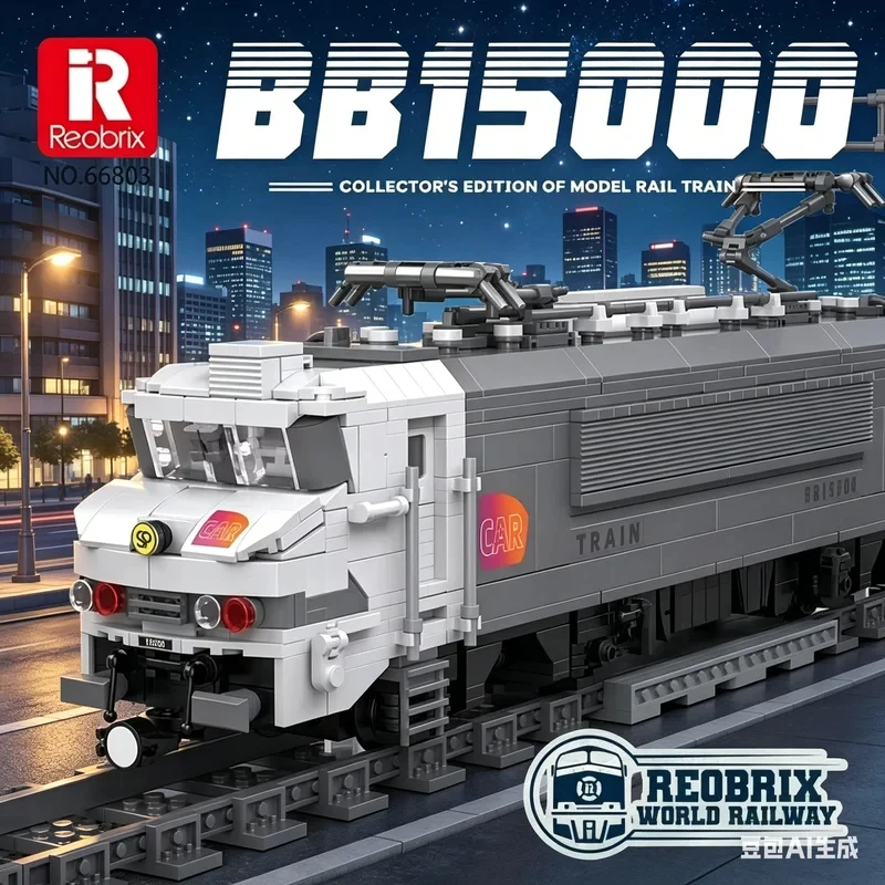 Конструктор 2053 детали: Электровоз BB15000, модель для сборки, игрушка-головоломка, подарок на Рождество для детей 66803
Конструктор 2053 детали: Электровоз BB15000, модель для сборки, игрушка-головоломка, подарок на Рождество для детей 66803