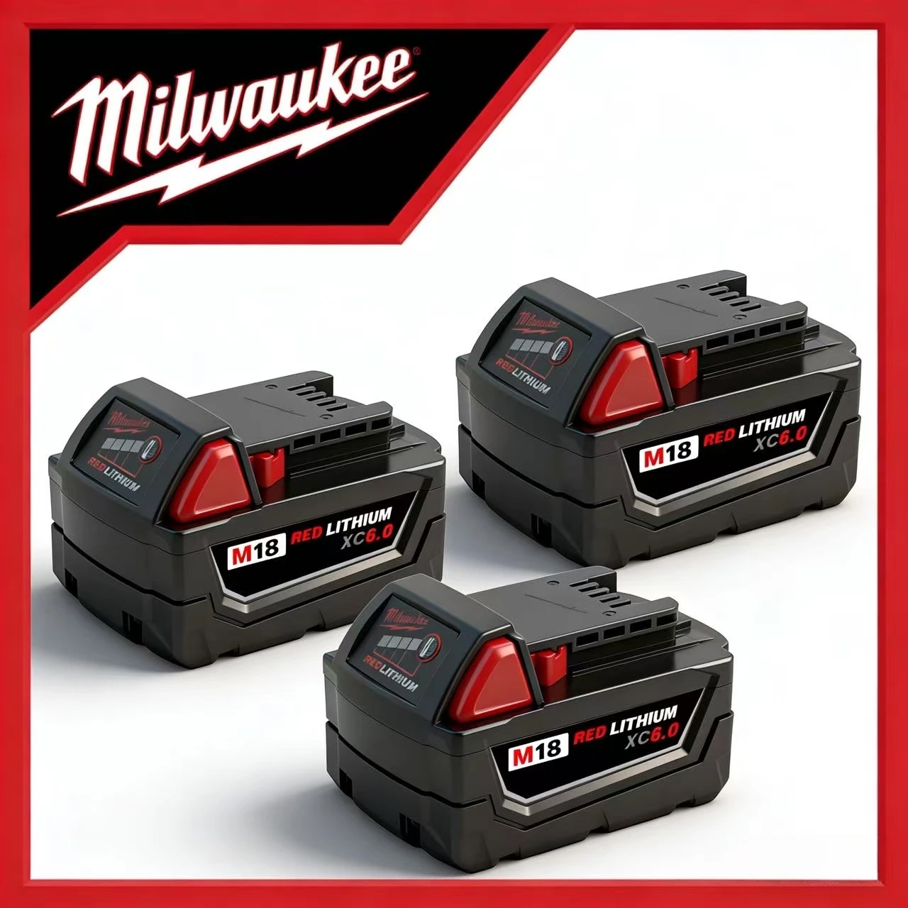 High Output Milwaukee M18 8.0Ah Battery Compatible With All M18 Tools Long Lasting Professional Grade Power Tool Battery
High Output Milwaukee M18 8.0Ah Battery Compatible With All M18 Tools Long Lasting Professional Grade Power Tool Battery