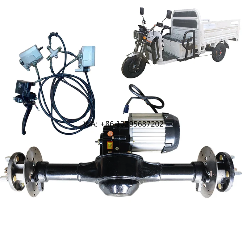 New 85cm Rickshaw Rear Axle Assembly 1500W DC Motor Electric Hydraulic Braking 900kg Disc Brake 48v-60v Taxi TuTu
New 85cm Rickshaw Rear Axle Assembly 1500W DC Motor Electric Hydraulic Braking 900kg Disc Brake 48v-60v Taxi TuTu