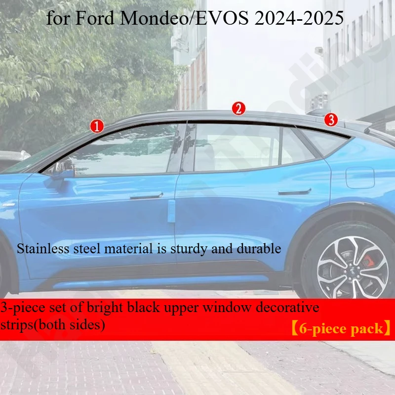 Для Ford Mondeo/EVOS 2024-2025 спортивная версия накладка на окно автомобиля Black Warrior яркая полоса
Для Ford Mondeo/EVOS 2024-2025 спортивная версия накладка на окно автомобиля Black Warrior яркая полоса