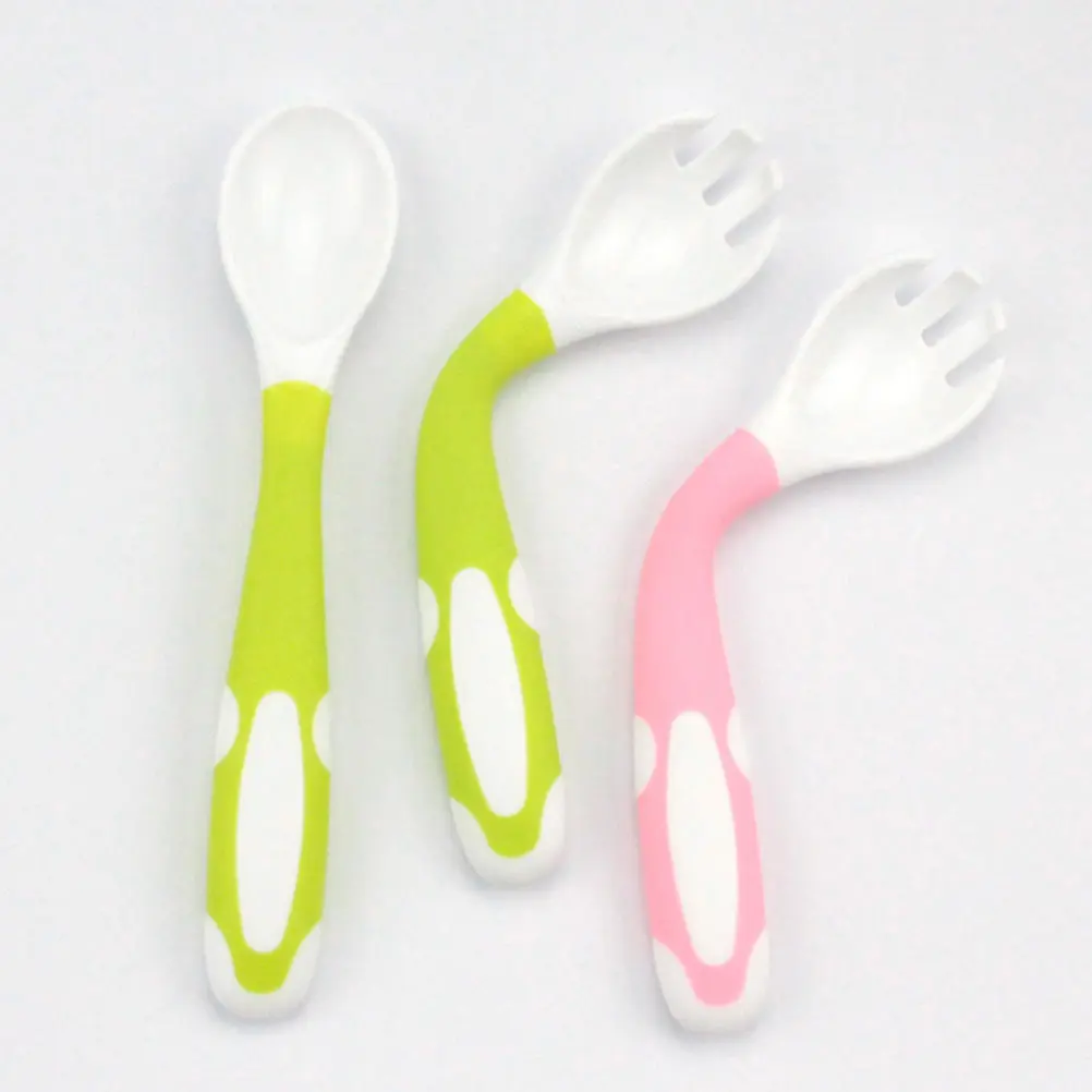 3Sets Baby Spoon and Fork Set Premium PP Feeding Tableware Practice Feeding Tools for Toddlers Safety Rounded Spoon
3Sets Baby Spoon and Fork Set Premium PP Feeding Tableware Practice Feeding Tools for Toddlers Safety Rounded Spoon