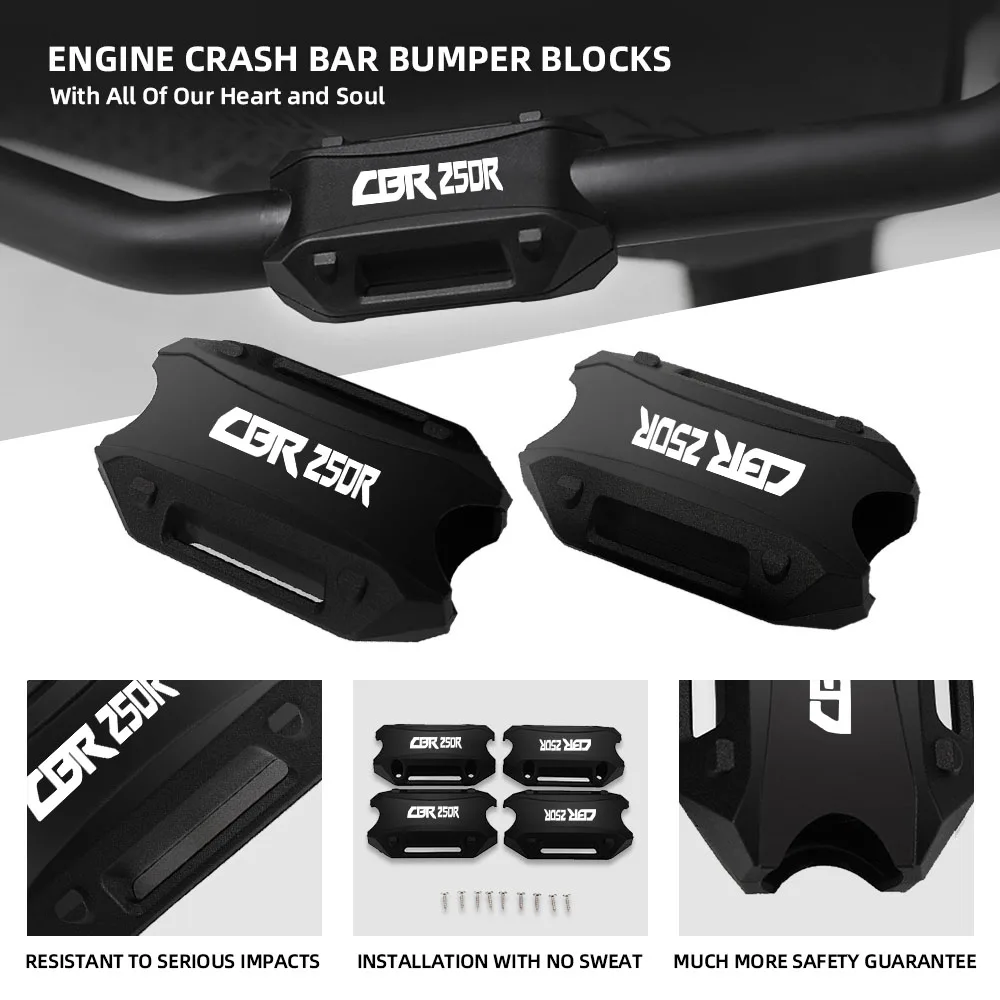 Motorcycle 25mm Bumper Engine Guard Protector Block Crash Bar Decorative For HONDA CBR 250 CBR250 NSR250/MC18/MC21/MC22/MC19
Motorcycle 25mm Bumper Engine Guard Protector Block Crash Bar Decorative For HONDA CBR 250 CBR250 NSR250/MC18/MC21/MC22/MC19