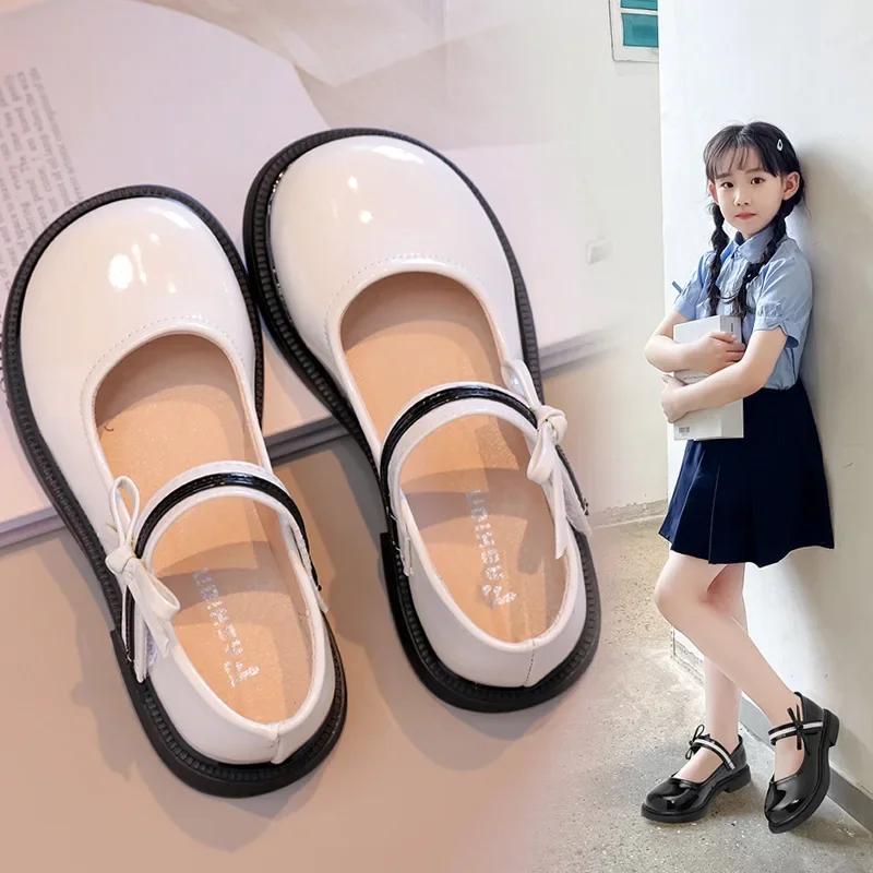 Girls' Leather Princess Shoes 2024 New Spring and Autumn Children's Shoes Black Single Shoes Children's Loafers Girls
Girls' Leather Princess Shoes 2024 New Spring and Autumn Children's Shoes Black Single Shoes Children's Loafers Girls
