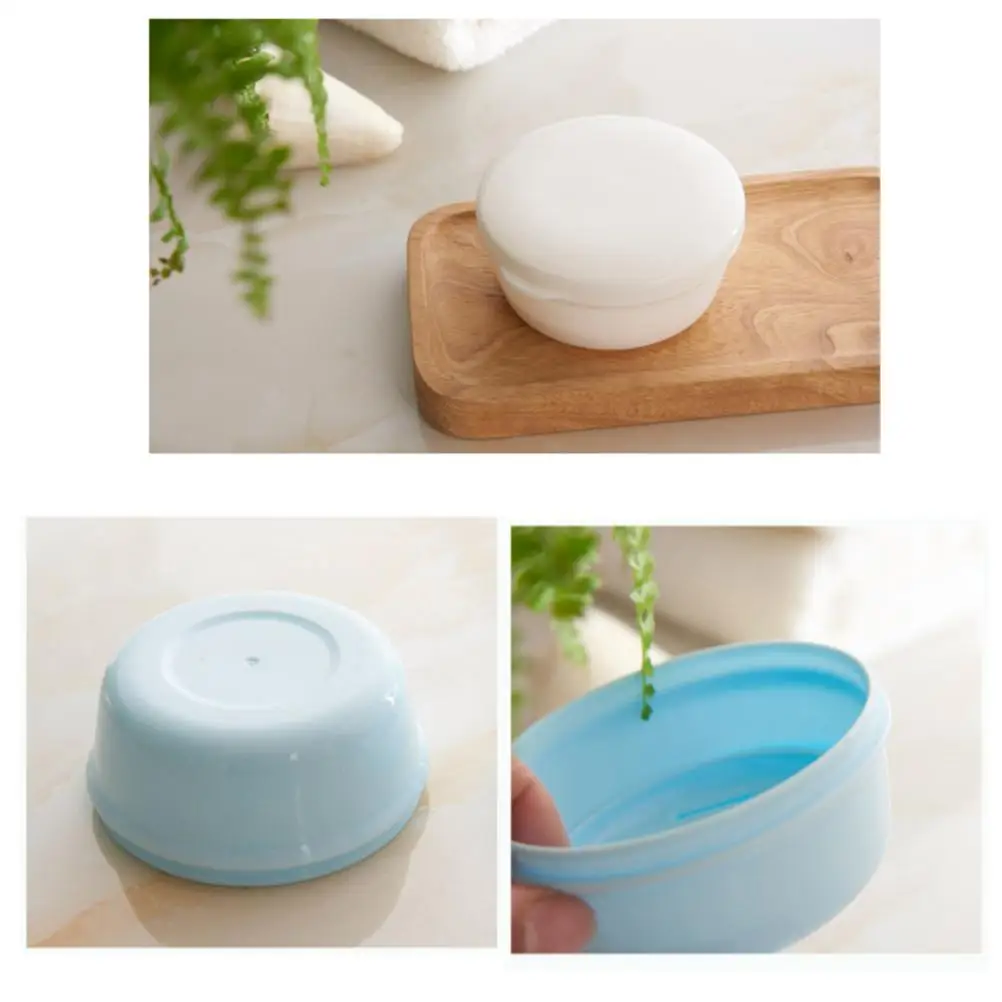 2pcs Household Soap Boxes Round Plastic Soap Holder Soap Dish with Lid and Draining Plate for Home Dorm
2pcs Household Soap Boxes Round Plastic Soap Holder Soap Dish with Lid and Draining Plate for Home Dorm