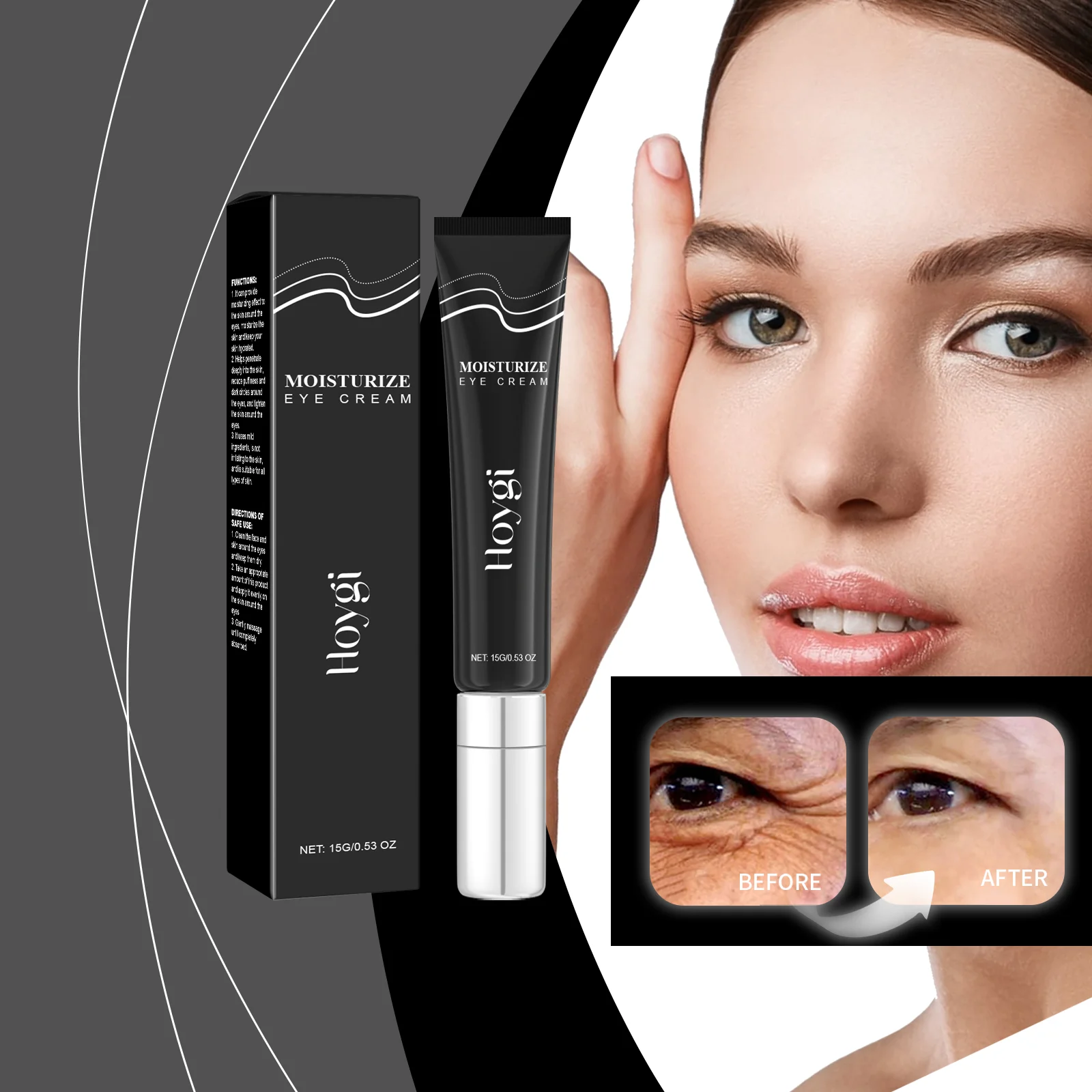 Hoygi Eye Cream Gentle Hydrating Nourishing and Moisturizing Eye Skin Daily Massage Eye Care Eye Cream
Hoygi Eye Cream Gentle Hydrating Nourishing and Moisturizing Eye Skin Daily Massage Eye Care Eye Cream