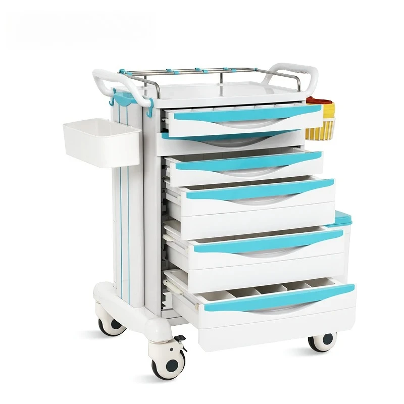 SKR-MT606 Factory Wholesale ABS Plastic Anaesthesia Drug Emergency Medical Trolley
SKR-MT606 Factory Wholesale ABS Plastic Anaesthesia Drug Emergency Medical Trolley