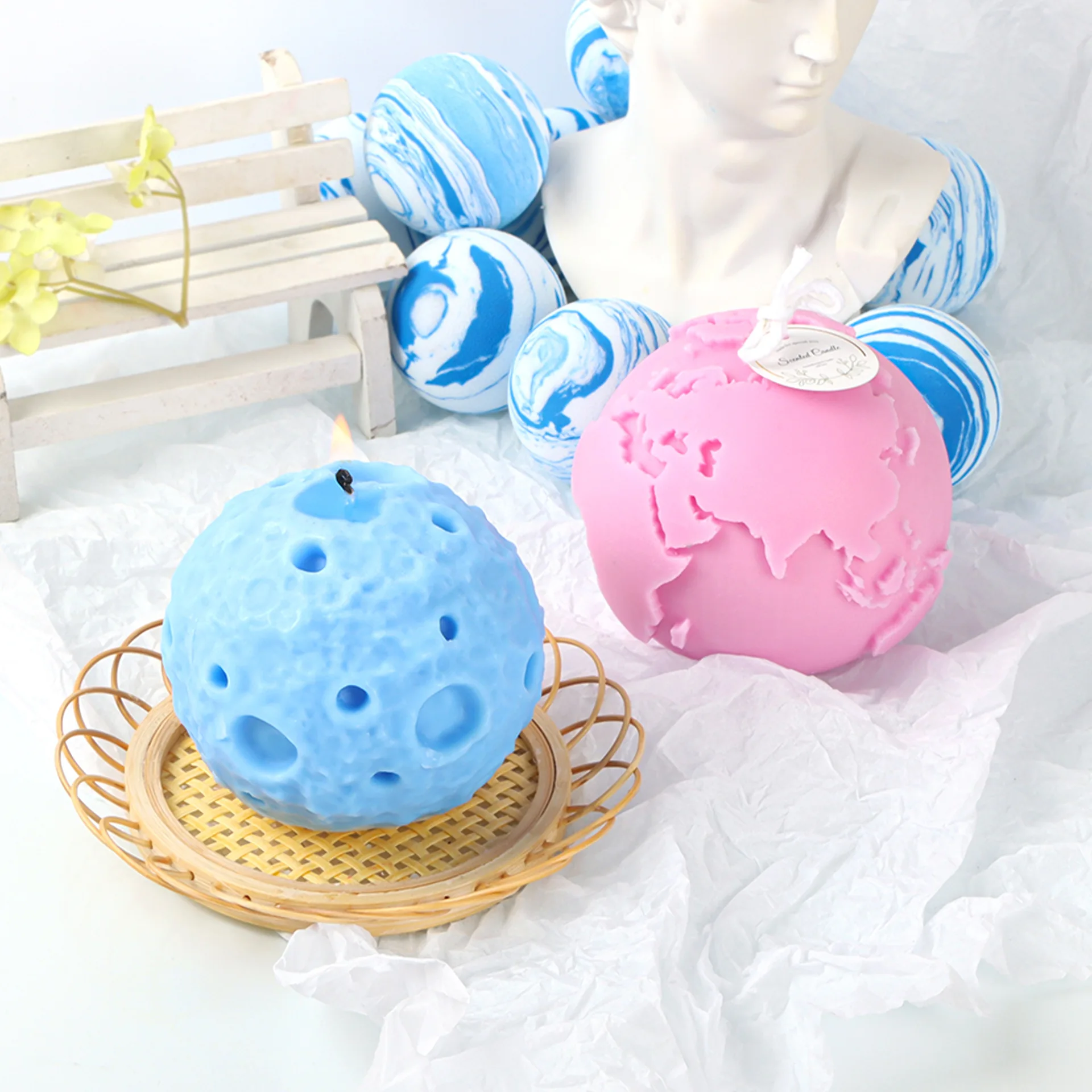 New Version Moon Earth Silicone Mold for Wedding Candle Mold Dress Skirt Soap Molud Aromatherapy Wedding Gifts Handmade
New Version Moon Earth Silicone Mold for Wedding Candle Mold Dress Skirt Soap Molud Aromatherapy Wedding Gifts Handmade
