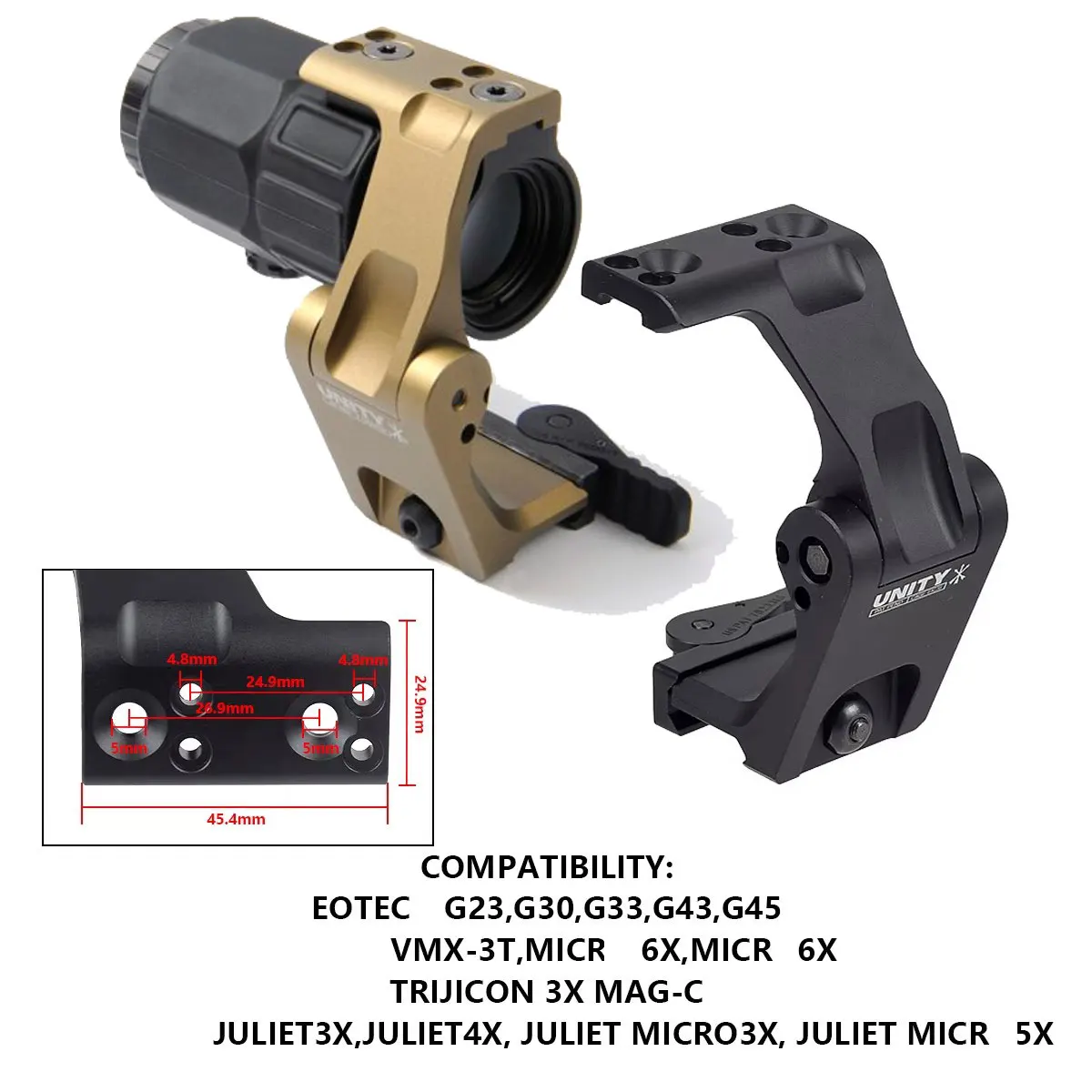FAST FTC OMNI Magnifier Riser Rail Mount 2.26" Optical Scope Sight Folding Eotech G33 G43 G45 JULIET 3X Airsoft Riflescope
FAST FTC OMNI Magnifier Riser Rail Mount 2.26" Optical Scope Sight Folding Eotech G33 G43 G45 JULIET 3X Airsoft Riflescope
