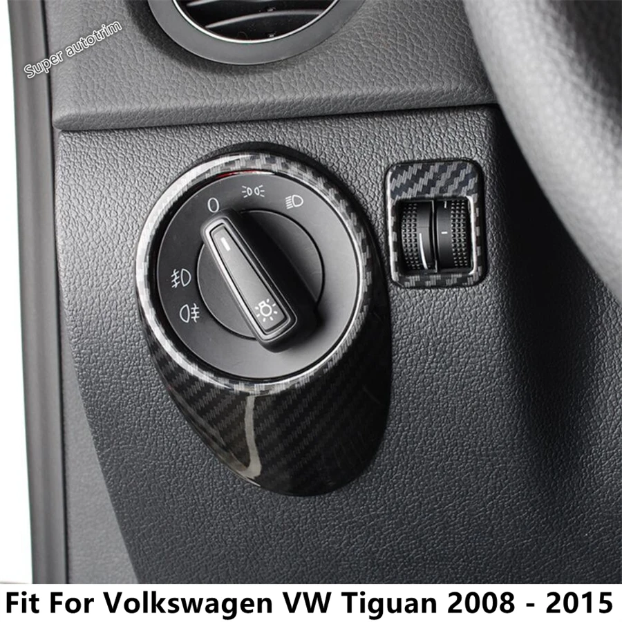 Car Head Lights Lamp Switch Button Decor Panel Cover Trim Matte / Carbon Fiber Look Fit For Volkswagen VW Tiguan MK1 2008 - 2015
Car Head Lights Lamp Switch Button Decor Panel Cover Trim Matte / Carbon Fiber Look Fit For Volkswagen VW Tiguan MK1 2008 - 2015