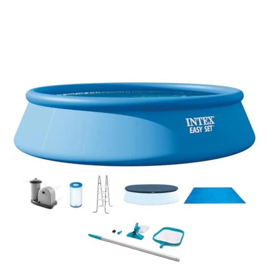 Round Above Ground Swimming Pool Set w/ Cleaning Maintenance Swimming Pool Kit
Round Above Ground Swimming Pool Set w/ Cleaning Maintenance Swimming Pool Kit