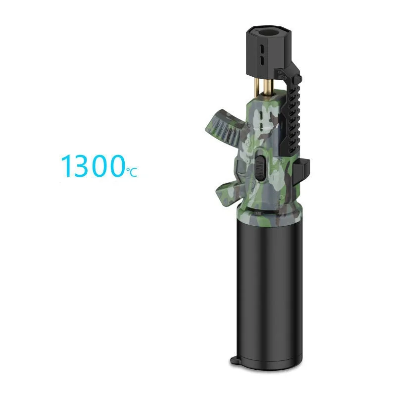 Creative Metal Windproof Blue Flame Gun Turbo Lighter 1300 ℃ Pure Copper Spit Multifunctional Safety Lock 360 ° Ignition Tool
Creative Metal Windproof Blue Flame Gun Turbo Lighter 1300 ℃ Pure Copper Spit Multifunctional Safety Lock 360 ° Ignition Tool
