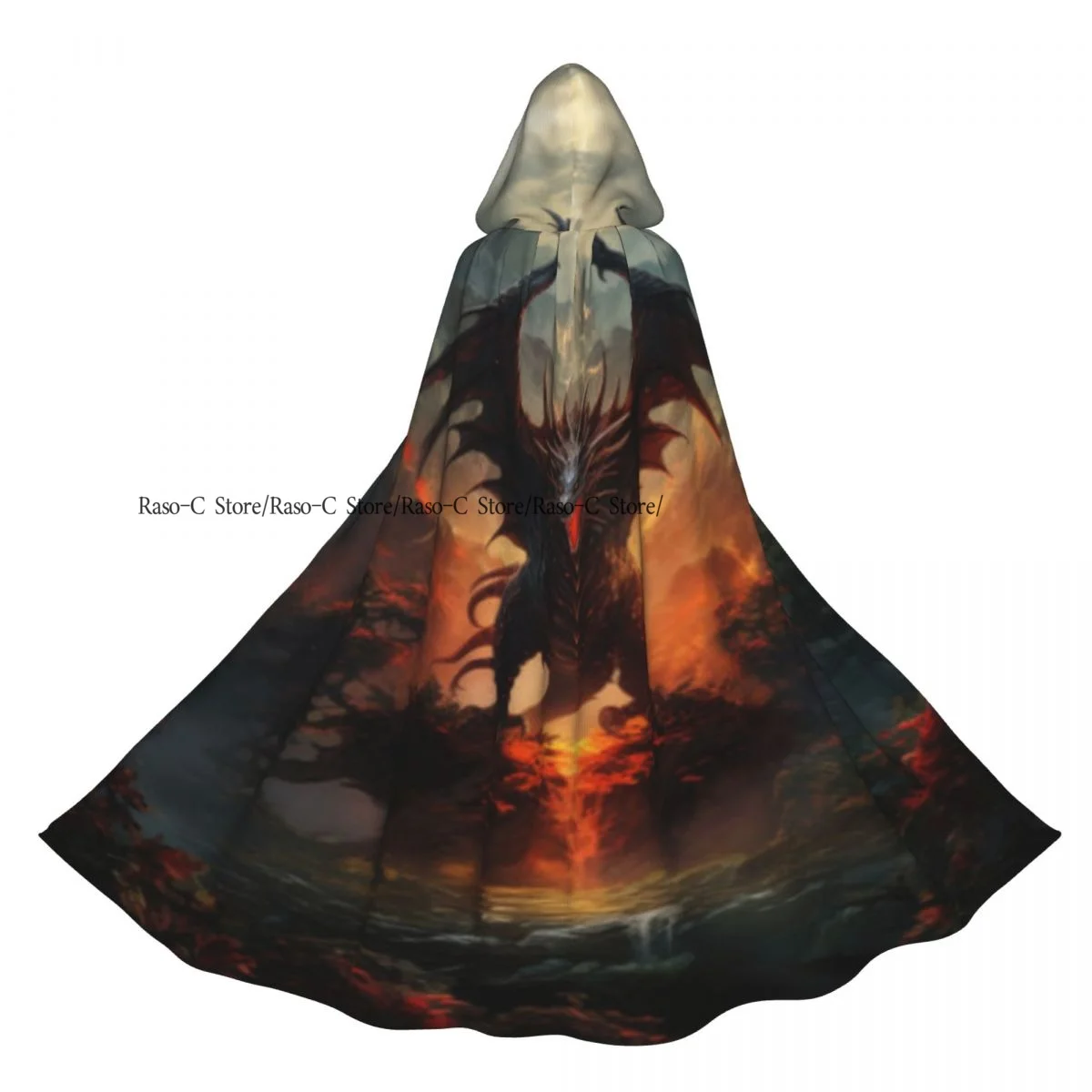 Long Cape Cloak Fantasy Landscape With Dragon In The Forest Hooded Cloak Coat Autumn Hoodies
Long Cape Cloak Fantasy Landscape With Dragon In The Forest Hooded Cloak Coat Autumn Hoodies