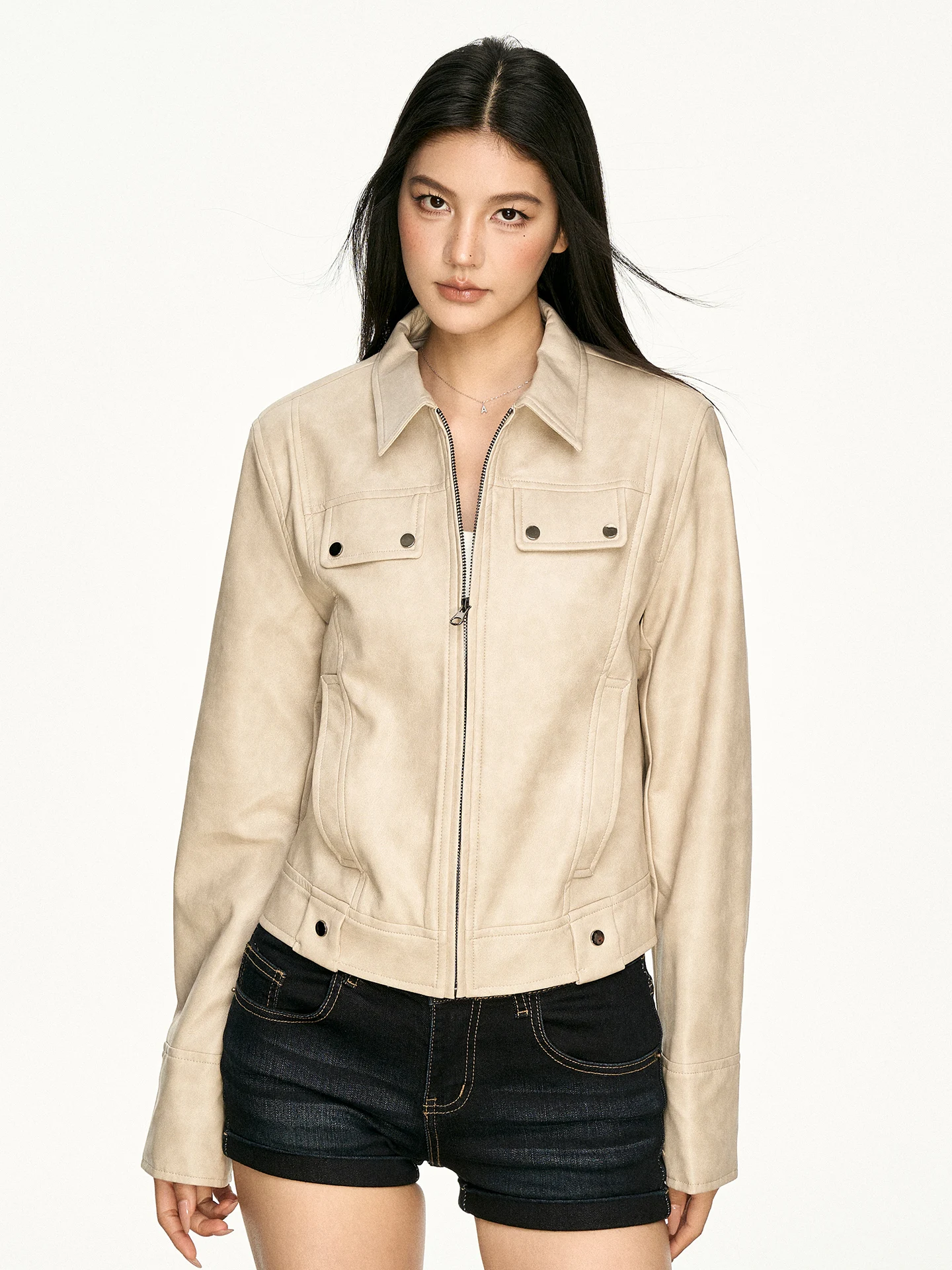 Kaki Color Simple Collar Open Cardigan Jacket Women's Spring Autumn Thin Casual Short Coat Aaisup Brand Loose Fit Long Sleeve
Kaki Color Simple Collar Open Cardigan Jacket Women's Spring Autumn Thin Casual Short Coat Aaisup Brand Loose Fit Long Sleeve
