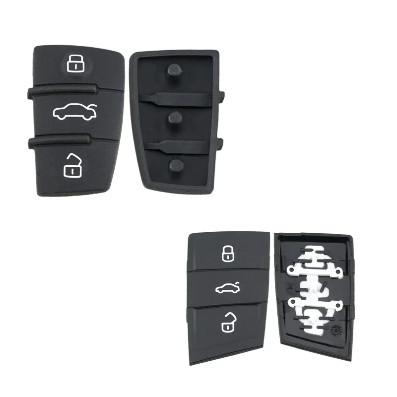 3-кнопочный складной сменный чехол для ремонта автомобильного ключа, резиновая накладка, подходит для Audi A3 A4 A5 A6 A8 Q5 Q7 TT 
3-кнопочный складной сменный чехол для ремонта автомобильного ключа, резиновая накладка, подходит для Audi A3 A4 A5 A6 A8 Q5 Q7 TT