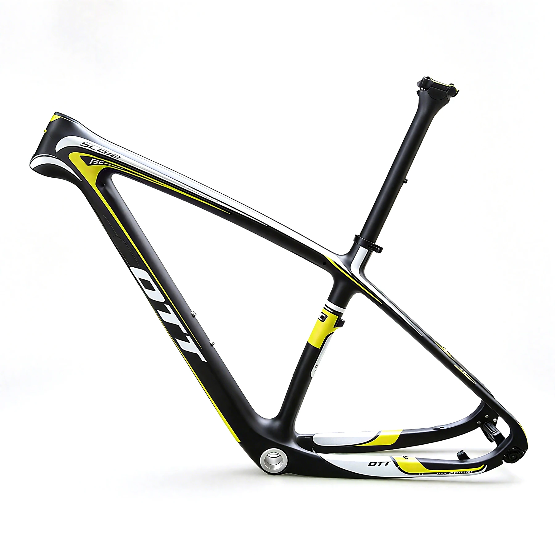 29er Carbon Mountain Bike Frame MTB Bicycle Frameset Yellow/Black Thru Axle 142mm
29er Carbon Mountain Bike Frame MTB Bicycle Frameset Yellow/Black Thru Axle 142mm