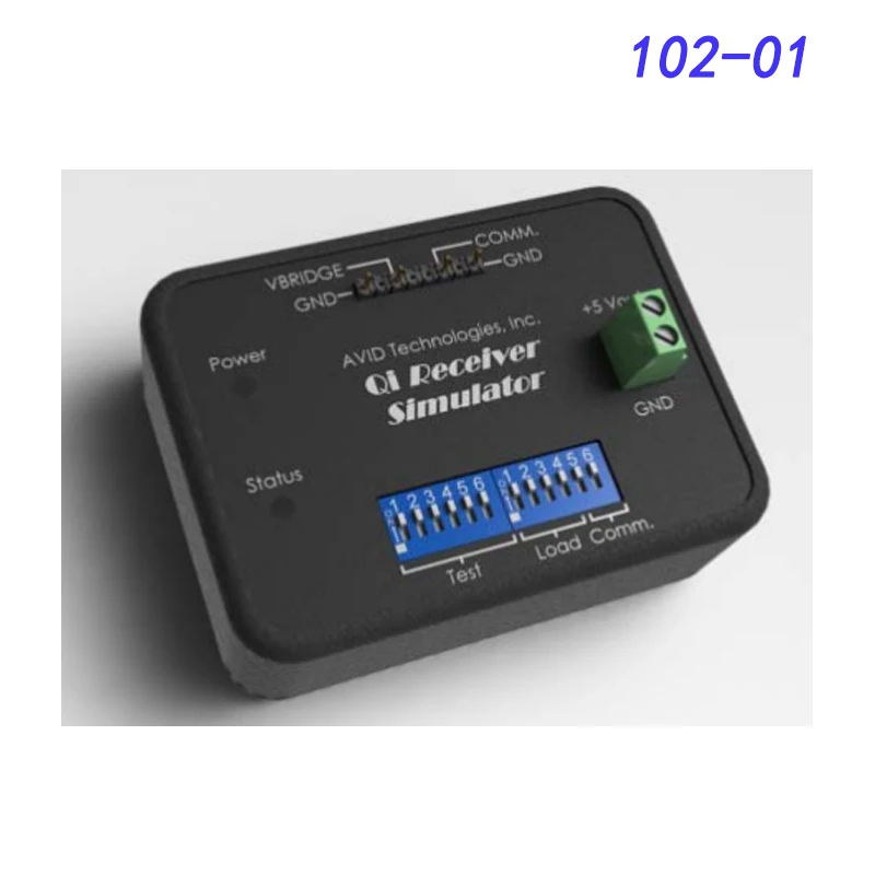 102-01 Evaluation Module, QI receiver Simulator V1.0, wireless, power receiver
102-01 Evaluation Module, QI receiver Simulator V1.0, wireless, power receiver