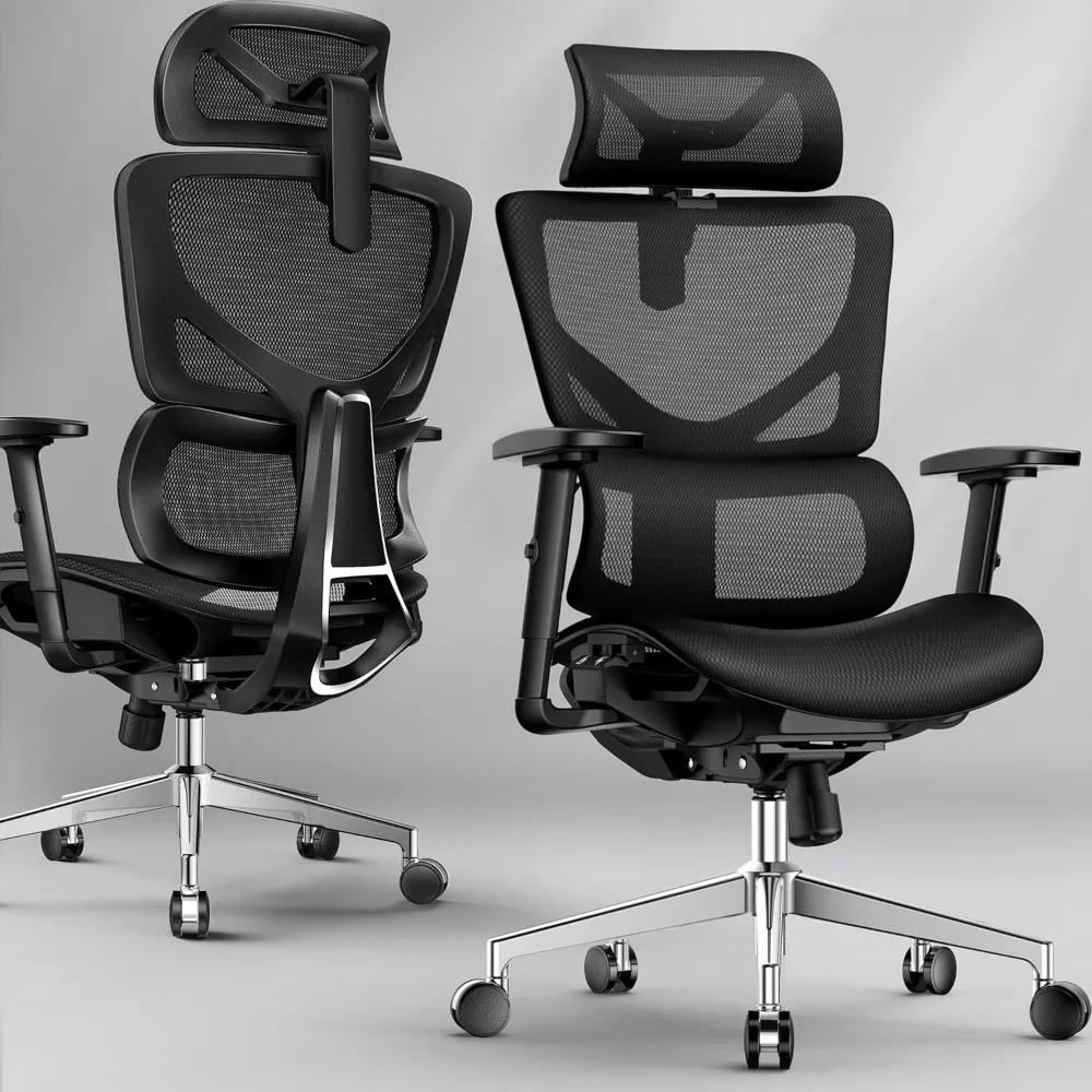 ergonomic office chair - big & tall 6'6" mesh chair with dynamic lumbar support, 4-in-1 quick adjust, 350lbs capacity - bifma ce
ergonomic office chair - big & tall 6'6" mesh chair with dynamic lumbar support, 4-in-1 quick adjust, 350lbs capacity - bifma ce