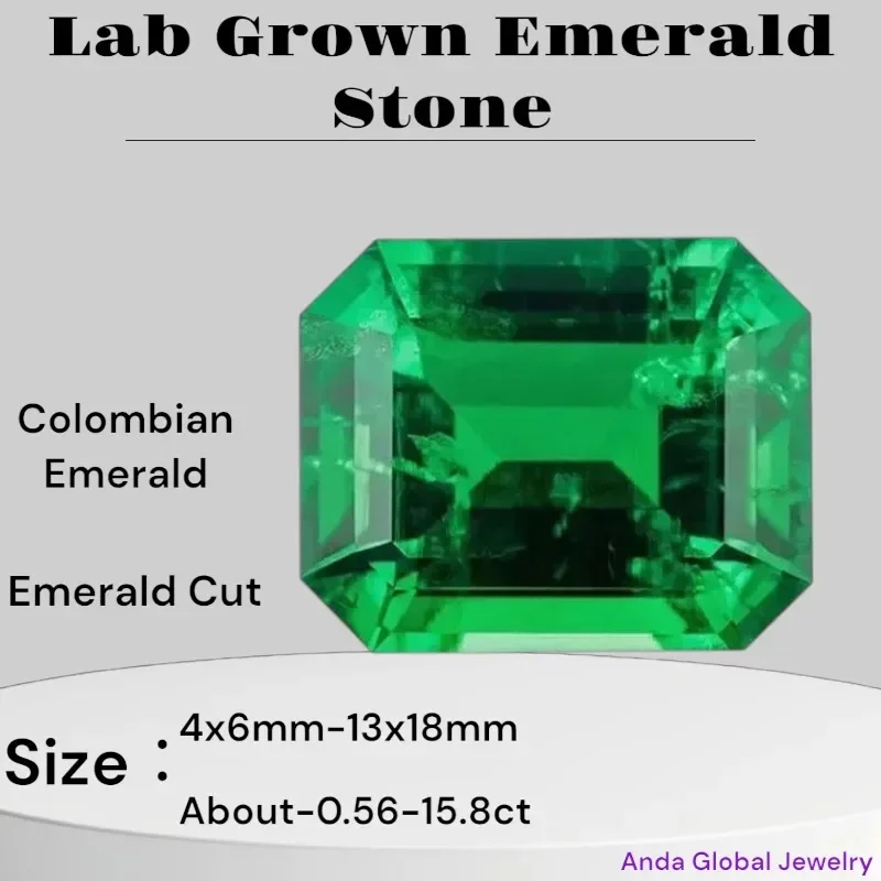 Lab Grown Colombian Emerald Stone Hydrothermal Hand-cutting EmeraldCut Synthetic Emerald StoneWith CertificateDaily Matching
Lab Grown Colombian Emerald Stone Hydrothermal Hand-cutting EmeraldCut Synthetic Emerald StoneWith CertificateDaily Matching