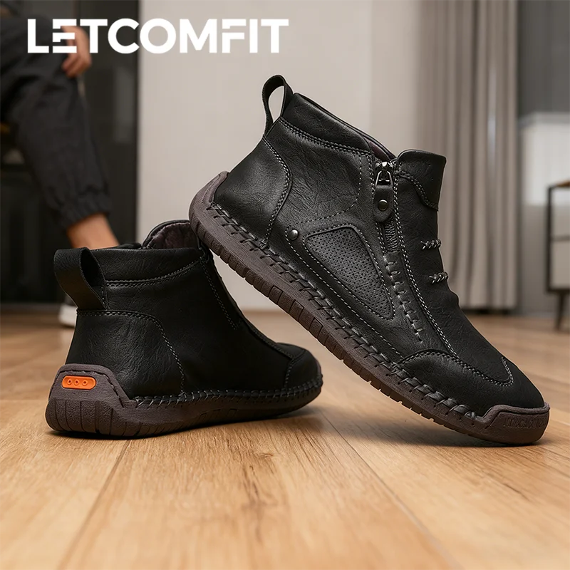 Классические мужские ботинки 2026 года, традиционные ручной работы, ретро, на плоской подошве, мягкие, легкие, на молнии, повседневные, для ленивых, большие размеры, мужские классические туфли
Классические мужские ботинки 2026 года, традиционные ручной работы, ретро, на плоской подошве, мягкие, легкие, на молнии, повседневные, для ленивых, большие размеры, мужские классические туфли