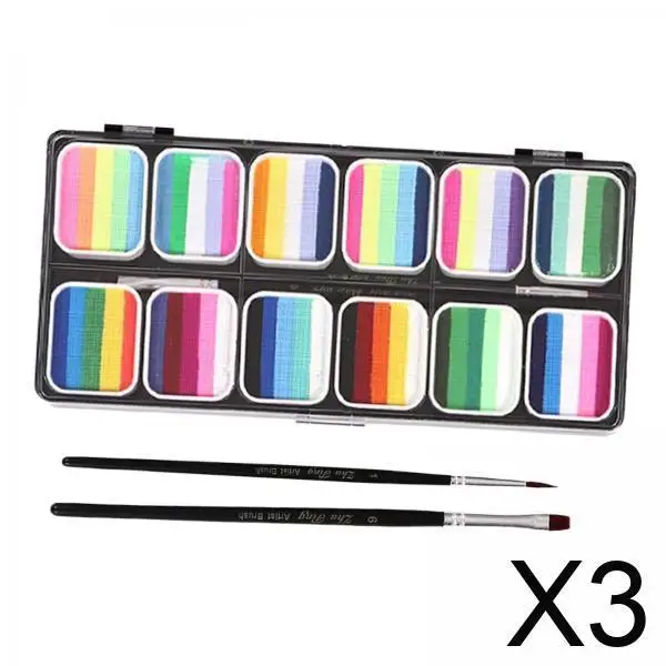 Face Body Paint Oil Palette 12 Colors Water Based Washable Makeup Set for Adult Child Halloween Stage Festival
Face Body Paint Oil Palette 12 Colors Water Based Washable Makeup Set for Adult Child Halloween Stage Festival