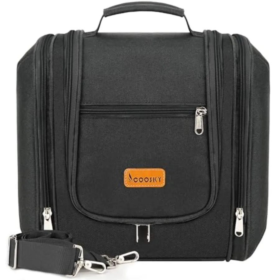 Travel Hanging Toiletry Bag for Women and Men, 6 Organizer Compartments, Holds Full Size Bottles, Cosmetic Accessories, Makeup
Travel Hanging Toiletry Bag for Women and Men, 6 Organizer Compartments, Holds Full Size Bottles, Cosmetic Accessories, Makeup