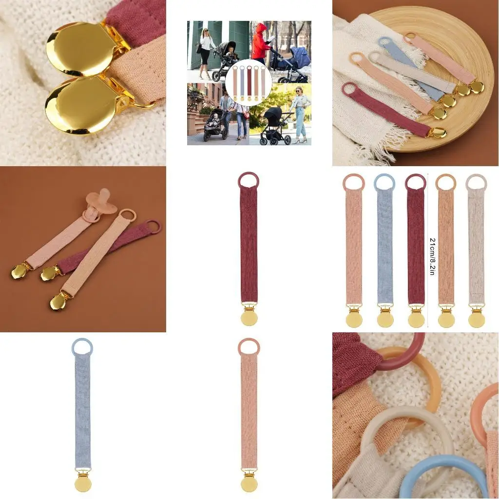 Baby Pacifier Clip Holder Chain, Fashion Teething Toy Lanyard Strap Belt Metal Clip Design for Soother and Teether Toy L8RB
Baby Pacifier Clip Holder Chain, Fashion Teething Toy Lanyard Strap Belt Metal Clip Design for Soother and Teether Toy L8RB