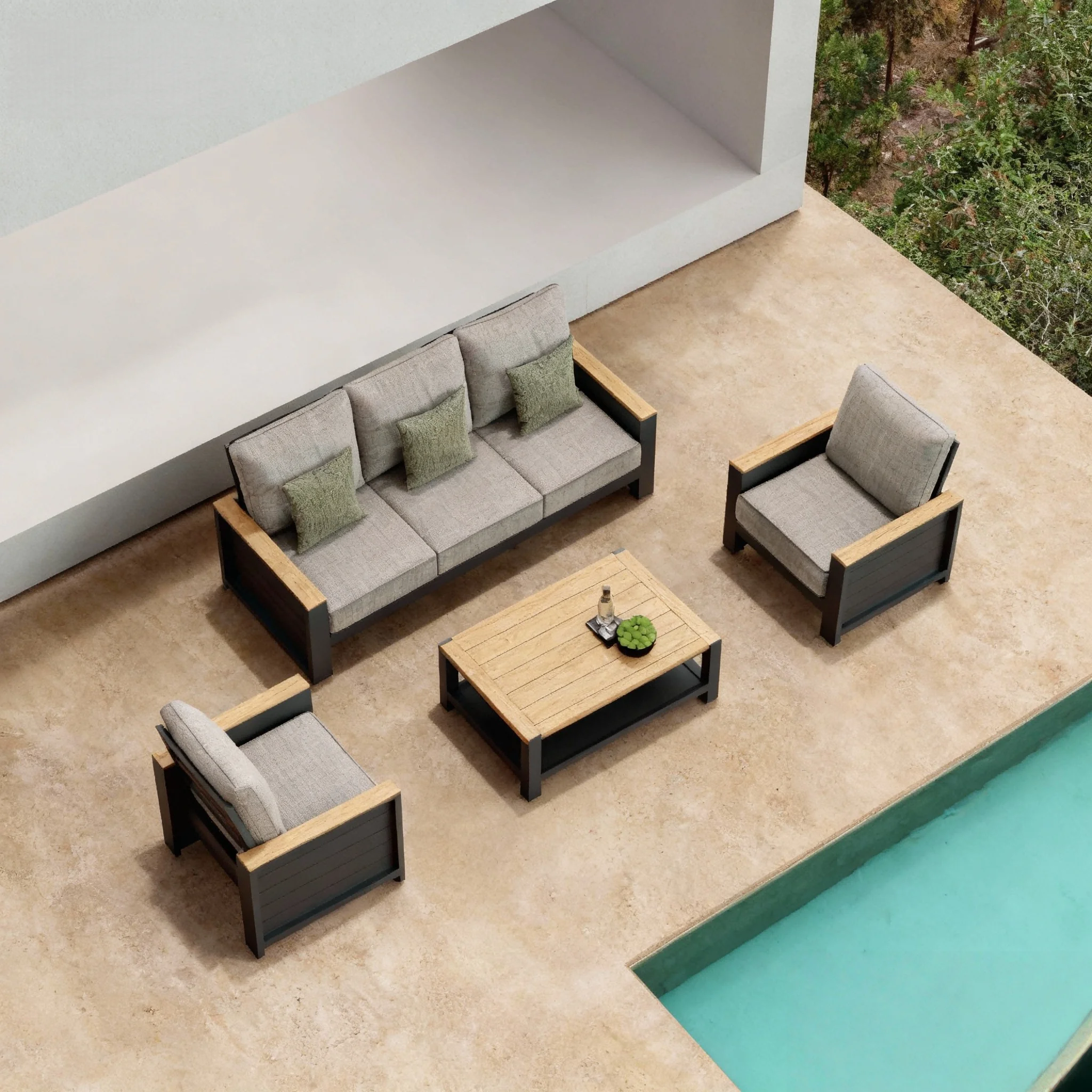 !@Dwoo Luxury Outdoor Patio Furniture Set Waterproof 4 Piece Aluminum Garden Leisure Sofa Set
!@Dwoo Luxury Outdoor Patio Furniture Set Waterproof 4 Piece Aluminum Garden Leisure Sofa Set