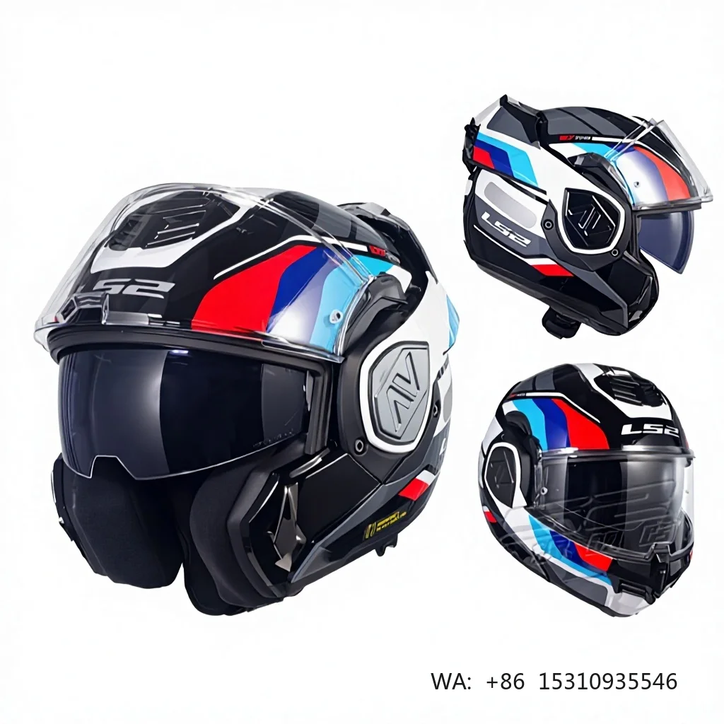 LS2 FF901 New Original Solid 6k Dual Lens Flip Motorcycle Full Face Helmet DOT Approved All Seasons Men Flat Lock
LS2 FF901 New Original Solid 6k Dual Lens Flip Motorcycle Full Face Helmet DOT Approved All Seasons Men Flat Lock