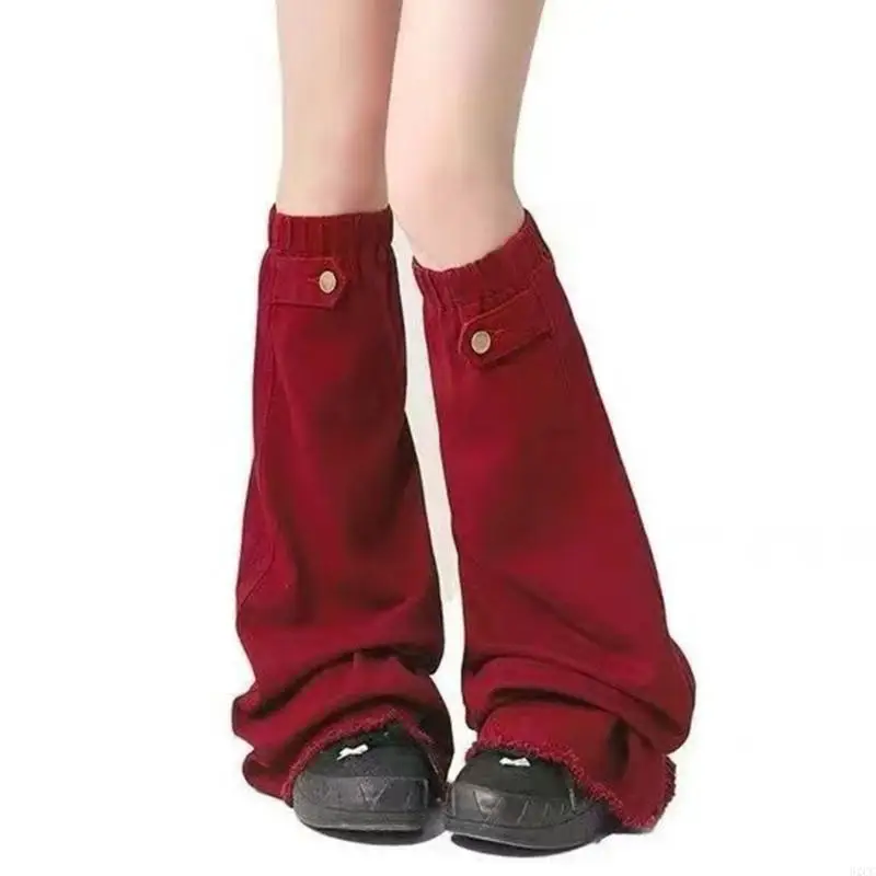 62CC Punk Denims Leg Warmers Subcultures Jean Long Leg Cover Loose High Knee Socks
62CC Punk Denims Leg Warmers Subcultures Jean Long Leg Cover Loose High Knee Socks