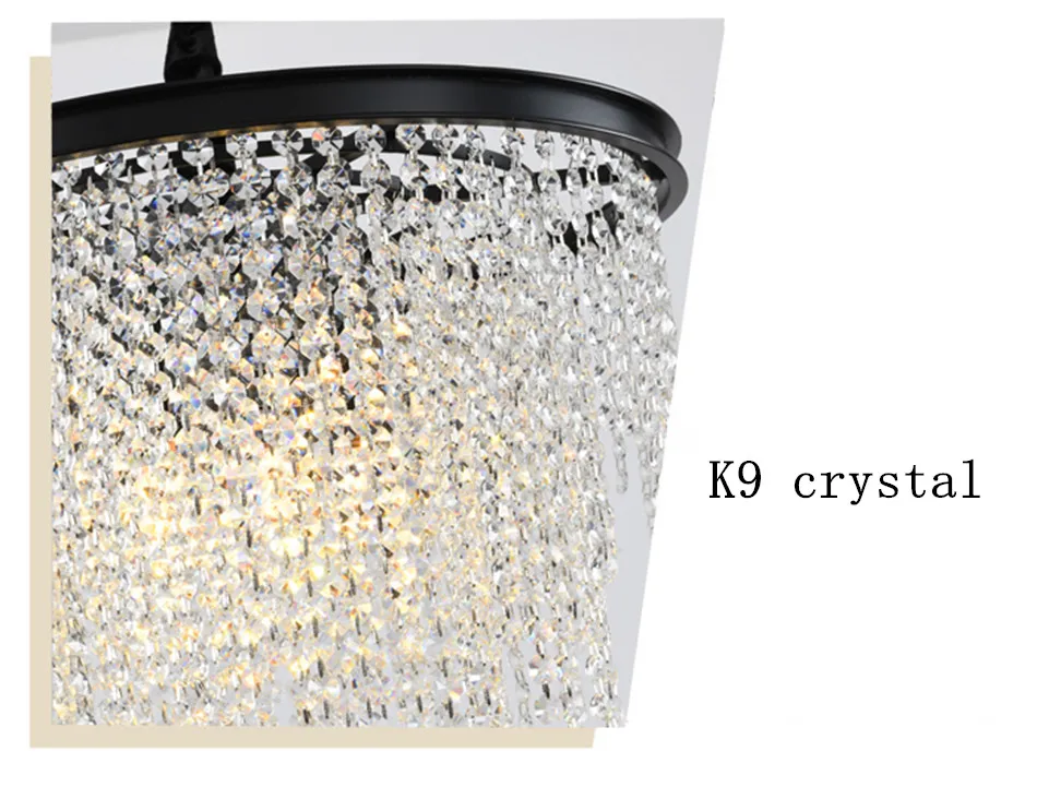 Modern Crystal Led Chandelier Light Round Luxury Hangling Lamp For Living Room Apartment Bedroom Chandelier Lamp Fixtures 
Modern Crystal Led Chandelier Light Round Luxury Hangling Lamp For Living Room Apartment Bedroom Chandelier Lamp Fixtures