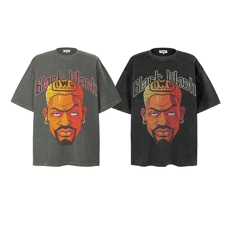 Summer Oversized T-shirts Man Vintage Washed Distress O-neck Short Sleeve Tops Fashion Casual Printed Graphic T Shirts For Men
Summer Oversized T-shirts Man Vintage Washed Distress O-neck Short Sleeve Tops Fashion Casual Printed Graphic T Shirts For Men