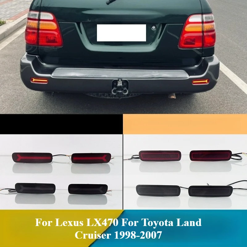 Car Led Rear Bumper Light Reflector for Lexus LX470 for Toyota Land Cruiser Lc100 4500 4700 1998-2007 LED Brake Lamp Turn Signal
Car Led Rear Bumper Light Reflector for Lexus LX470 for Toyota Land Cruiser Lc100 4500 4700 1998-2007 LED Brake Lamp Turn Signal