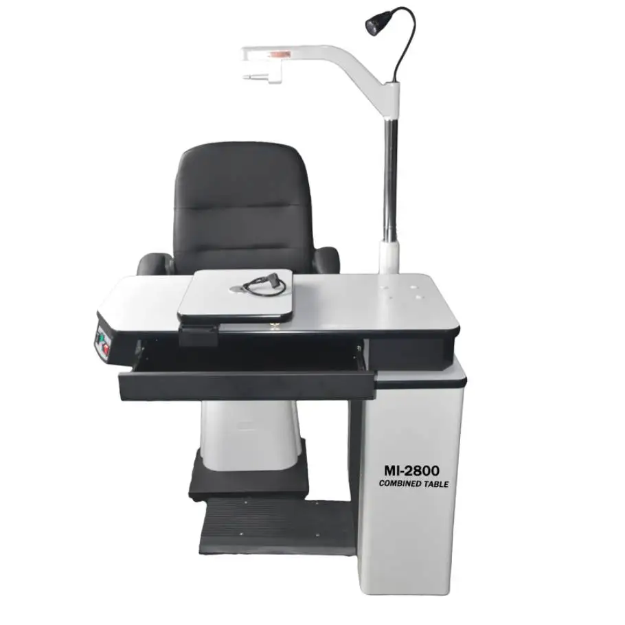 Комбинированный стул и стол с регулируемой высотой подсветки для офтальмологического устройства Eye Tset MI-2800, оптический стул, комбинированный набор столов
Комбинированный стул и стол с регулируемой высотой подсветки для офтальмологического устройства Eye Tset MI-2800, оптический стул, комбинированный набор столов