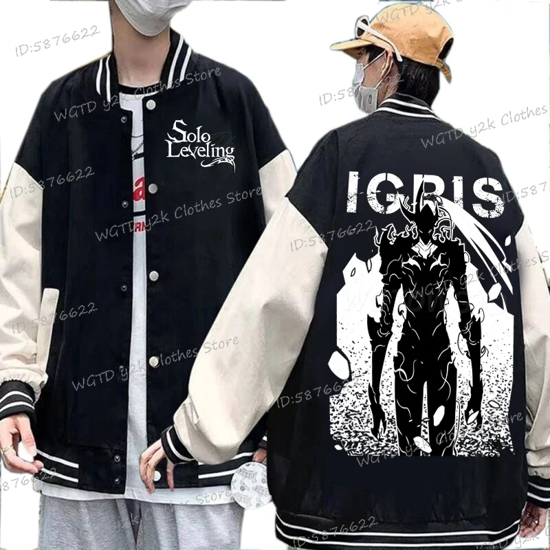 Anime Solo Leveling Baseball Uniform Men Women Clothes Vintage Sung Jinwoo Series Streetwear Long Sleeve Manga Harajuku Jackets
Anime Solo Leveling Baseball Uniform Men Women Clothes Vintage Sung Jinwoo Series Streetwear Long Sleeve Manga Harajuku Jackets