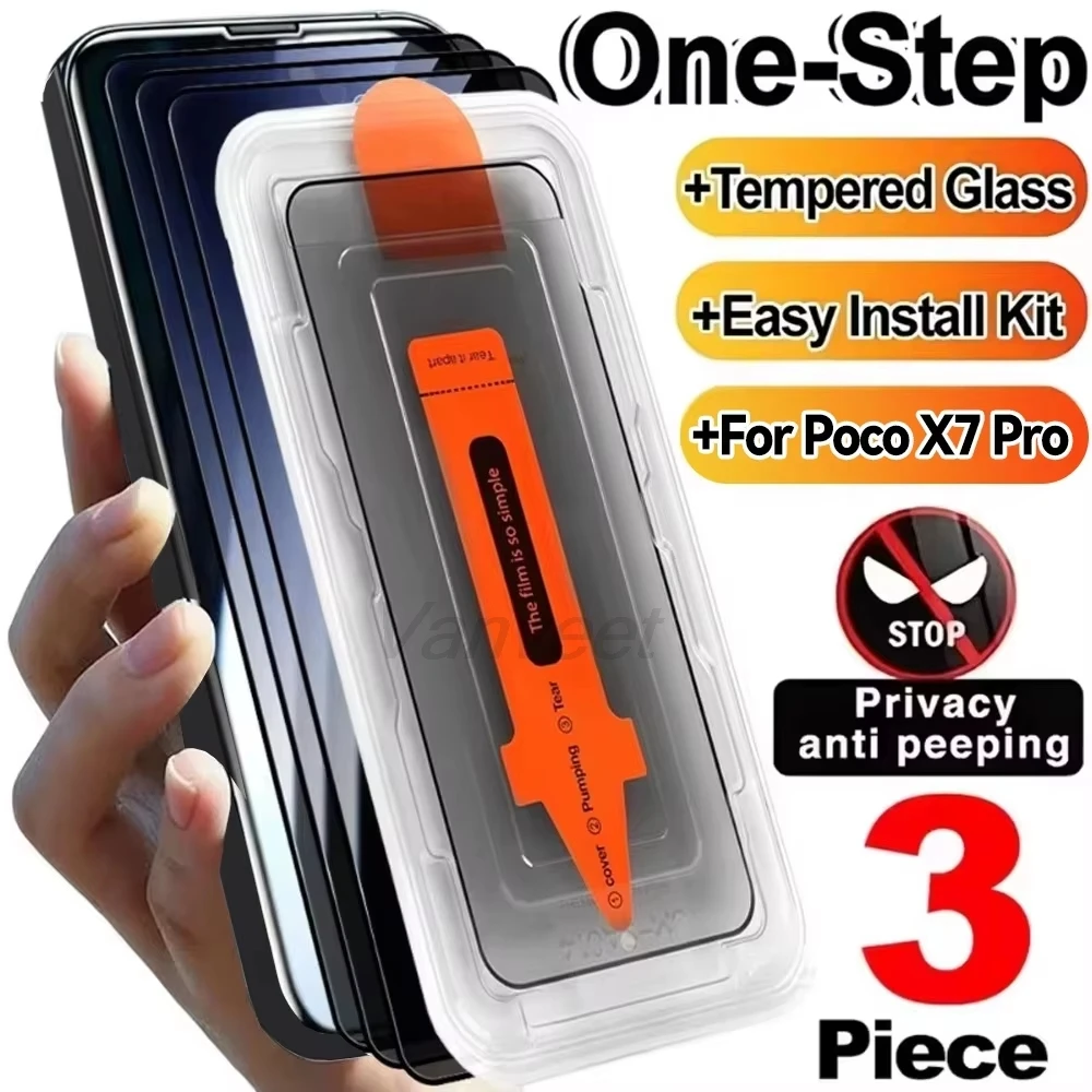 1-3PCS Privacy Screen Protector For Xiaomi Poco X7 Pro F7 Pro For Xiaomi Poco F7 M7 5G Anti-Scratch Dust Free Tempered Glass
1-3PCS Privacy Screen Protector For Xiaomi Poco X7 Pro F7 Pro For Xiaomi Poco F7 M7 5G Anti-Scratch Dust Free Tempered Glass