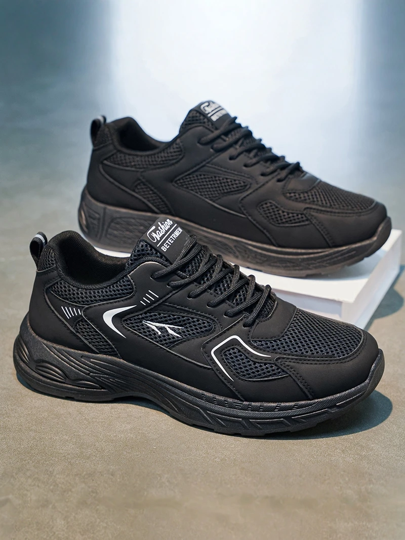 Men's Summer 2026 New Style Breathable Mesh Running Sports Casual Thick Bottom Labor Protection Black Dad Trendy Shoes
Men's Summer 2026 New Style Breathable Mesh Running Sports Casual Thick Bottom Labor Protection Black Dad Trendy Shoes