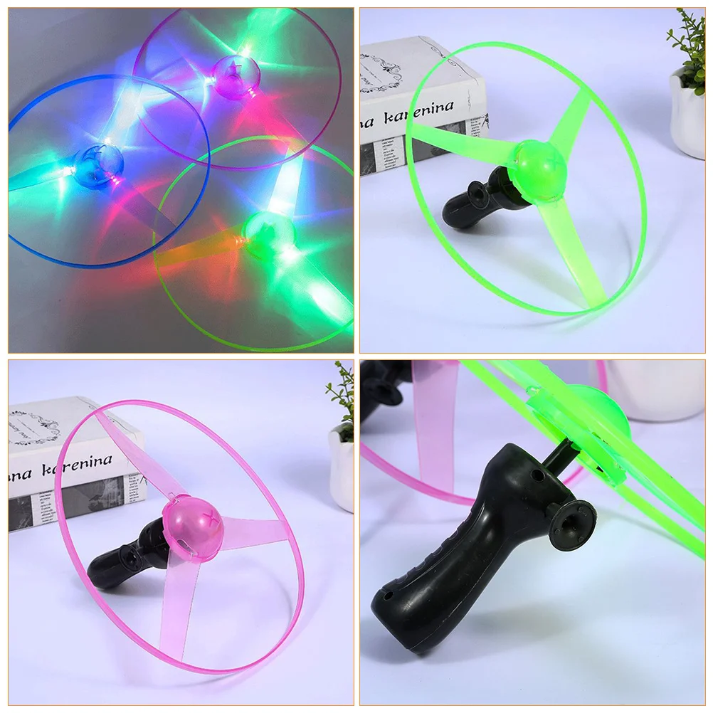 3 Pcs Flying Disc Luminous LED UFO Launcher Kids Glowing Aerial Disc Educational Toy Fun Indoor Outdoor Activity
3 Pcs Flying Disc Luminous LED UFO Launcher Kids Glowing Aerial Disc Educational Toy Fun Indoor Outdoor Activity