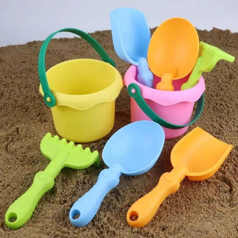 Children's Beach Toy Set Baby Playing In Water and Sand Shovel Beach Bucket Sand Digging Tool Plastic Bucket Watering Toy Sets
Children's Beach Toy Set Baby Playing In Water and Sand Shovel Beach Bucket Sand Digging Tool Plastic Bucket Watering Toy Sets