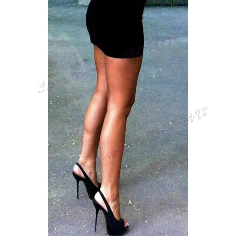 Black Peep Toe Platform Pumps Slingback Cut Heels Shoes for Women Stilettos High Heels Sexy Lady Shoes 2024 Zapatos Para Mujere
Black Peep Toe Platform Pumps Slingback Cut Heels Shoes for Women Stilettos High Heels Sexy Lady Shoes 2024 Zapatos Para Mujere