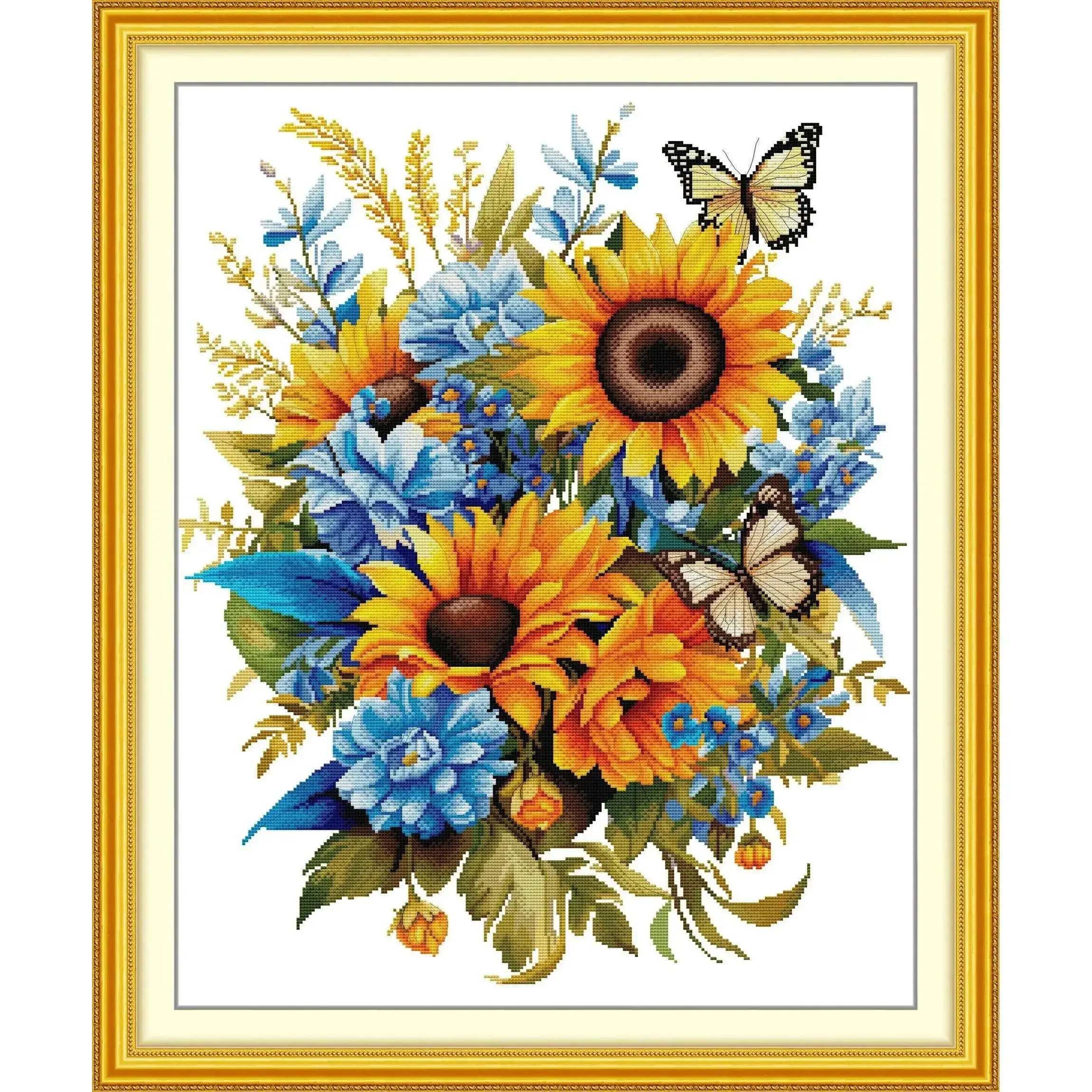 Joy Sunday Stamped Cross Stitch Kits,11CT Printed Pattern Embroidery Kit DIY Home Decor-Sunflower 5
Joy Sunday Stamped Cross Stitch Kits,11CT Printed Pattern Embroidery Kit DIY Home Decor-Sunflower 5
