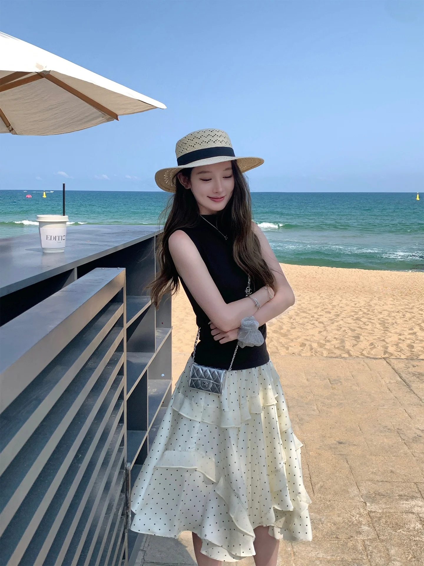 Summer New Style Women's Skirt with Cake Pattern And Polka Dots High Waist A-Line Skirt Slimming Effect Half-length
Summer New Style Women's Skirt with Cake Pattern And Polka Dots High Waist A-Line Skirt Slimming Effect Half-length